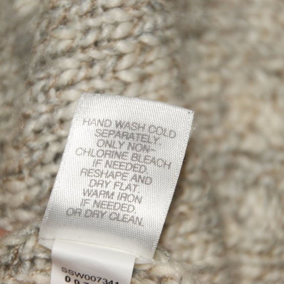 PURE J.JILL Marled Chunky Knit Cowl Sweater sz M - Picture 10 of 11